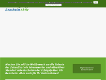 Tablet Screenshot of bensheim-aktiv.de